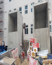 Cięcie betonu - ściany szybu wentylacyjnego
